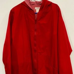 Red Hooded Jacket